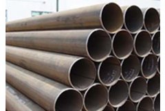 Hot expanding steel pipe