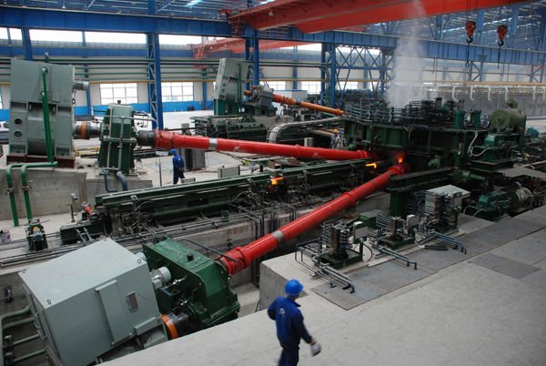 steel pipe produce line