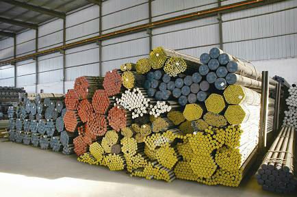 Round steel pipe